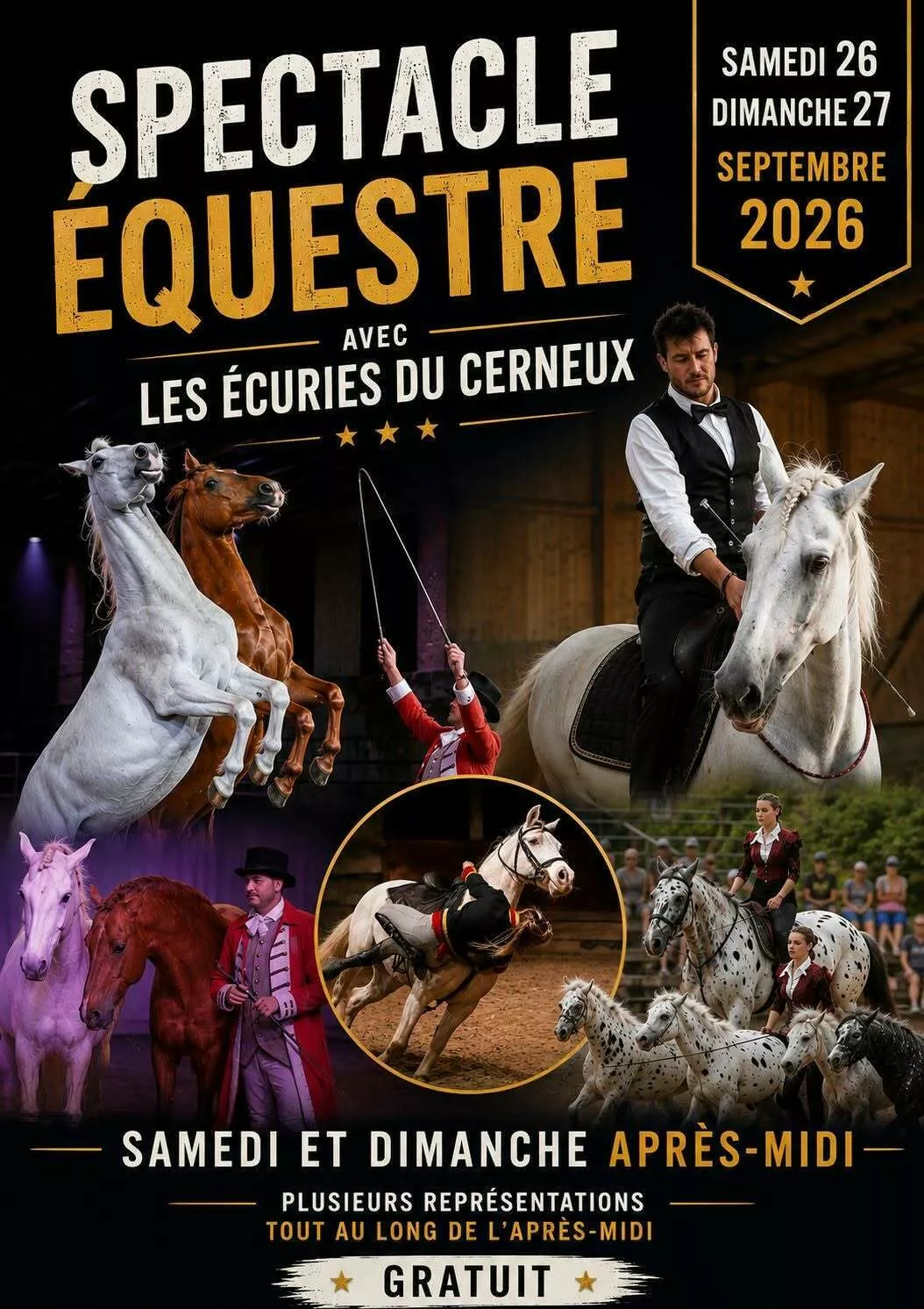 NOUVEAU ! SPECTACLE EQUESTRE